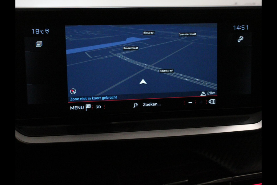 Peugeot 2008 1.2 PureTech 130 GT Cimate control Cruise control LED Achteruitrij camera Navigatie Parkeersensor achter Lichtmetalen velgen Led Dab