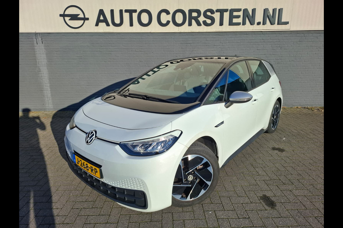 Volkswagen ID.3 First 58kWh S.O.H. 90% Navi Ecc Adap.Cruise Apple Carplay Android Auto Pdc Bluetooth Keyless Led Rijstrooksensor IQ Drive Stoel+Stuurverwarming 1e Eigenaar Origineel Nederlandse Auto
