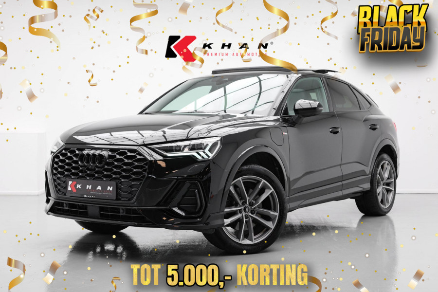 Audi Q3 Sportback 45 TFSI e S-Edition |Pano|3xS-Line|Camera|Dodehoek|
