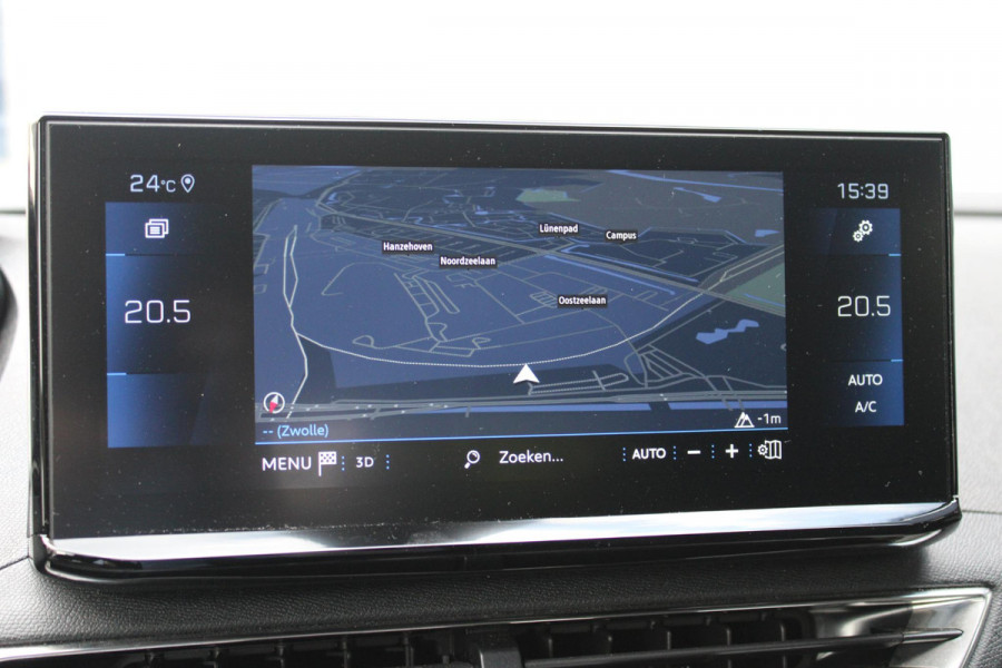 Peugeot 3008 1.2 Hybrid 136PK GT | 360° CAMERA | NAVIGATIE | ADAPTIVE CRUISE CONTROL | APPLE CARPLAY/ANDROID AUTO | CLIMATE CONTROL | 18" LICHTMETALEN VELGEN | DODEHOEK DETECTIE | KEYLESS ENTRY/START | FULL LED KOPLAMPEN | PARKEERSENSOREN VOOR EN ACHTER | DAB+ RADIO | LANE ASSIST |