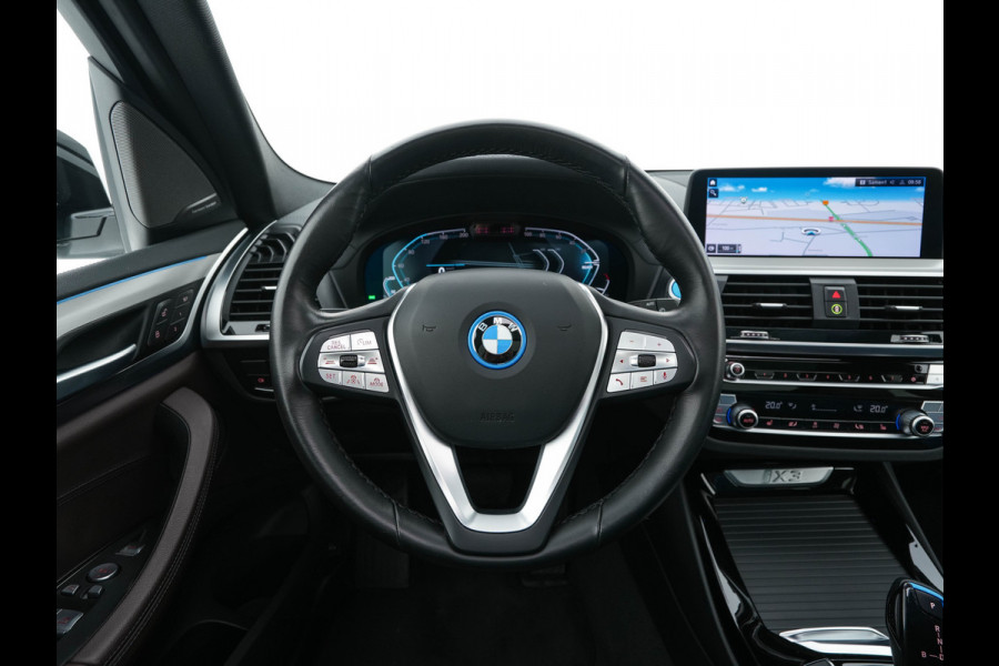 BMW iX3 High Executive 80 kWh {SOH-100%} [ 3-Fase ] (INCL.BTW) Aut. *PANO | HEAD-UP | LUXURY-LEATHER | ADAPTIVE-CRUISE | FULL-LED | BLIND-SPOT | MEMORY-PACK | DIGI-COCKPIT | HEATED-COMFORTSEATS | KEYLESS | TOP-VIEW | DAB+ | NAVI | TOWBAR | 20'
