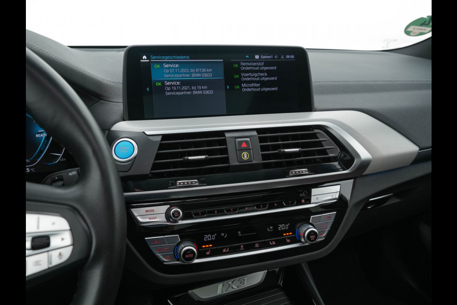 BMW iX3 High Executive 80 kWh {SOH-100%} [ 3-Fase ] (INCL.BTW) Aut. *PANO | HEAD-UP | LUXURY-LEATHER | ADAPTIVE-CRUISE | FULL-LED | BLIND-SPOT | MEMORY-PACK | DIGI-COCKPIT | HEATED-COMFORTSEATS | KEYLESS | TOP-VIEW | DAB+ | NAVI | TOWBAR | 20'