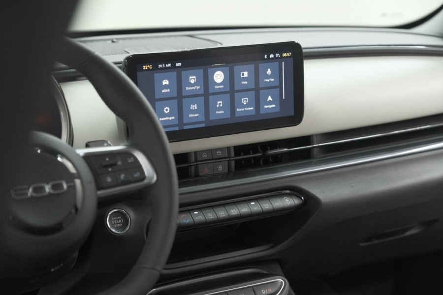 Fiat 600 1.2 Hybrid 100 DCT6 La Prima | Camera | Adaptieve Cruise Control | Dodehoekdetectie | Stoelverwarming