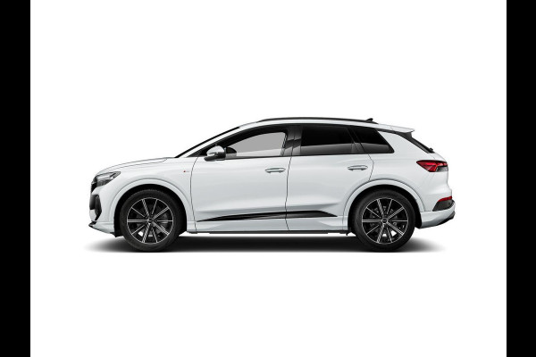 Audi Q4 e-tron 45 quattro S edition Competition 82 kWh 286pk | Assistentiepakket plus | Optiek pakket zwart plus | Ambient verlichting | Dodehoek detectie | Privacy glas |