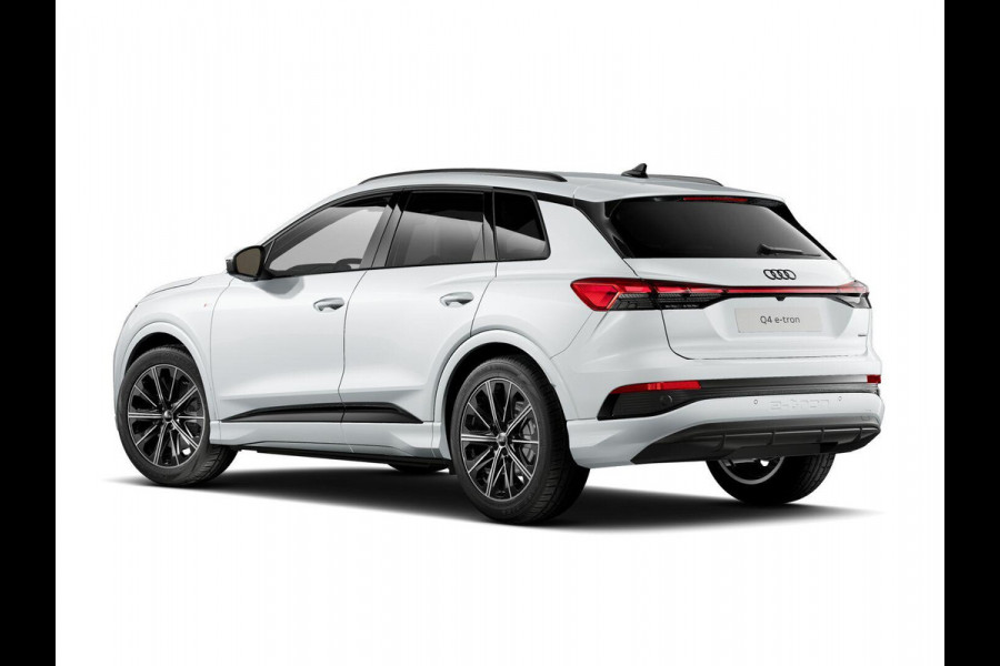 Audi Q4 e-tron 45 quattro S edition Competition 82 kWh 286pk | Assistentiepakket plus | Optiek pakket zwart plus | Ambient verlichting | Dodehoek detectie | Privacy glas |