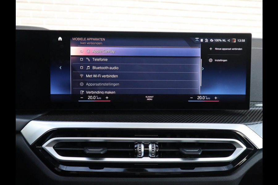 BMW i4 eDrive40 High Executive M Sport Pakket Automaat / Live Cockpit Professional / Schuif-/kanteldak / Driving Assistant / Leder / Hifi / M Sportremsysteem / Stoelverwarming / Extra Getint Glas /  M Achterspoiler / Shadow Line