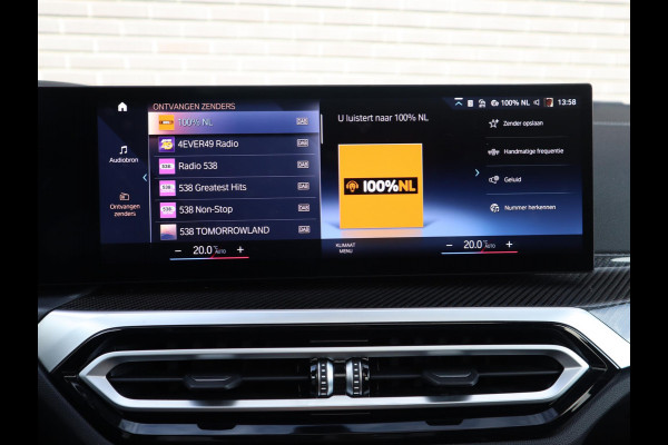 BMW i4 eDrive40 High Executive M Sport Pakket Automaat / Live Cockpit Professional / Schuif-/kanteldak / Driving Assistant / Leder / Hifi / M Sportremsysteem / Stoelverwarming / Extra Getint Glas /  M Achterspoiler / Shadow Line