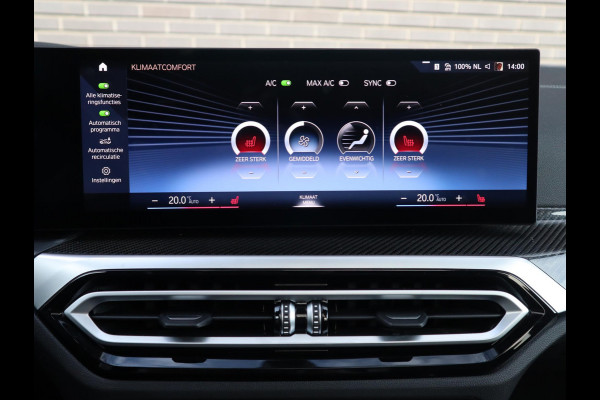 BMW i4 eDrive40 High Executive M Sport Pakket Automaat / Live Cockpit Professional / Schuif-/kanteldak / Driving Assistant / Leder / Hifi / M Sportremsysteem / Stoelverwarming / Extra Getint Glas /  M Achterspoiler / Shadow Line