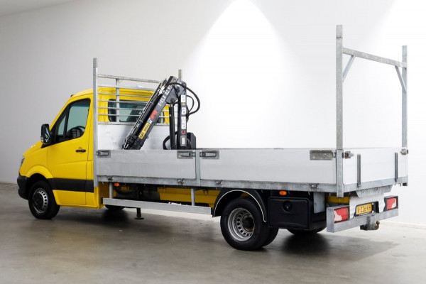 Mercedes-Benz Sprinter 514 CDI 143pk E6 Open Laadbak+HIAB T-CLX 023 Kraan PTO/Trekhaak 3500kg 11-2017