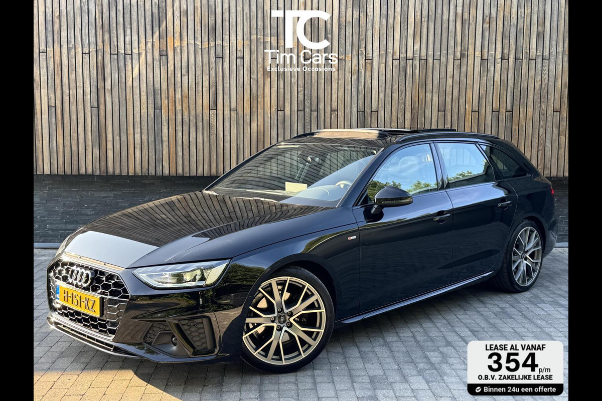 Audi A4 Avant 35 TFSI S-line Automaat | Panoramadak | Leer/alcantara bekleding | Elektrisch verstelbare bestuurdersstoel | LED verlichti