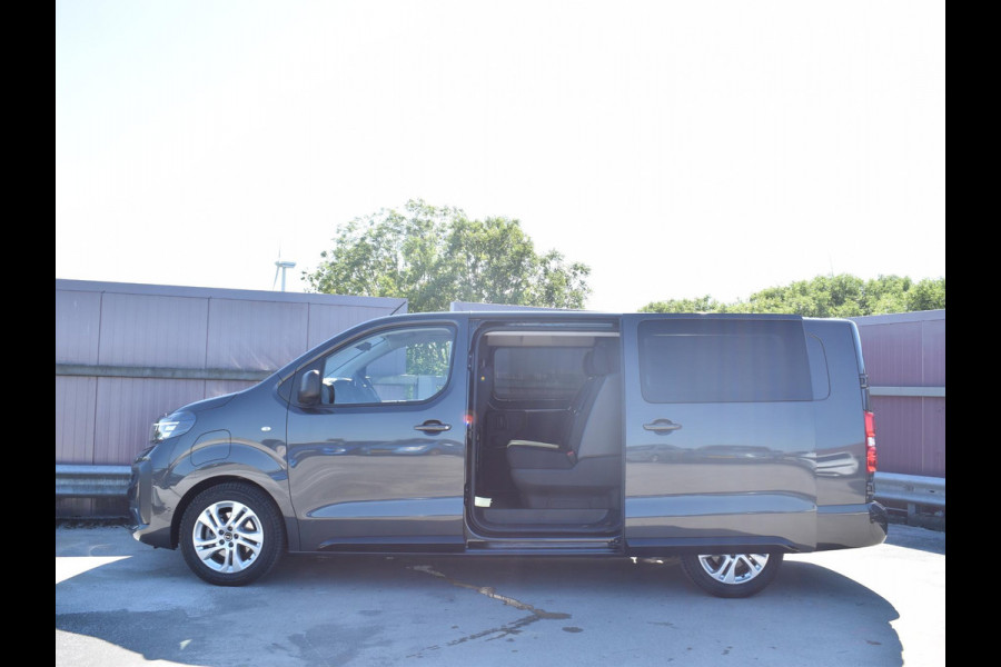 Opel Vivaro Electric 75 kWh Dubbele Cabine | 8 jaar garantie | 2x schuifdeur | Dynamic Comfort NAV Pakket | Comfort Pakket |  Exterieur pakket | Winterpakket | Betimmering | LM velgen | Rijklaarprijs