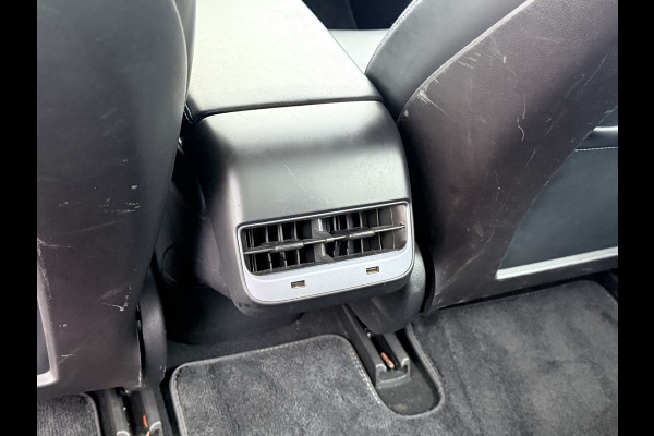 Tesla Model 3 RWD SR+ 60kWh 325PK Lmv 18" AutoPilot Leder PanoDak Adaptive-Cruise Lmv Camera's Elektr.-Stuur+Stoelen+Spiegels+Geheugen+Easy-En Navi LED Comfortstoelen ACC DAB Keyless en Voorverwarmen interieur via App One-Pedal-Drive Origineel Nederlandse auto tot 11kw laden thuis! Garantie Accu tot 10-12-2027 max 160.000km 1.584kg licht!