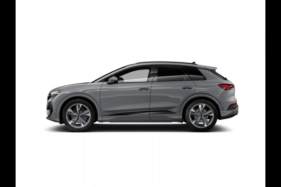 Audi Q4 e-tron 45 quattro S edition Competition 82 kWh 286pk | Assistentiepakket plus | Optiek pakket zwart plus | Ambient verlichting | Dodehoek detectie | Privacy glas |