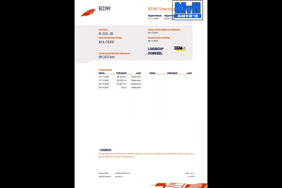 Kia Ceed Sportswagon 1.0 T-GDi DynamicLine|ACC|LED|CAMERA|NAP