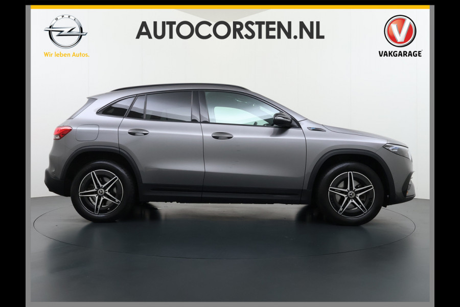 Mercedes-Benz EQA 250 AMG 67kWh Apple Carplay Android Auto Pano-/Schuif-Dak Leer/Alcantara Advanced LED-High-Performance Camera Navi+10" Connect D 191pk AUT. Night-pakket Connect-20 DAB Actieve park-assist+Rem-assistent Adaptive-Gr-licht Stoelverwarming Elek.Achterklep DAB High Perf.-LED  Keyless Business Solution 11kw-AC 1e Eigenaar Origineel Nederlandse Auto S.O.H. 91% 750kg Trekvermogen