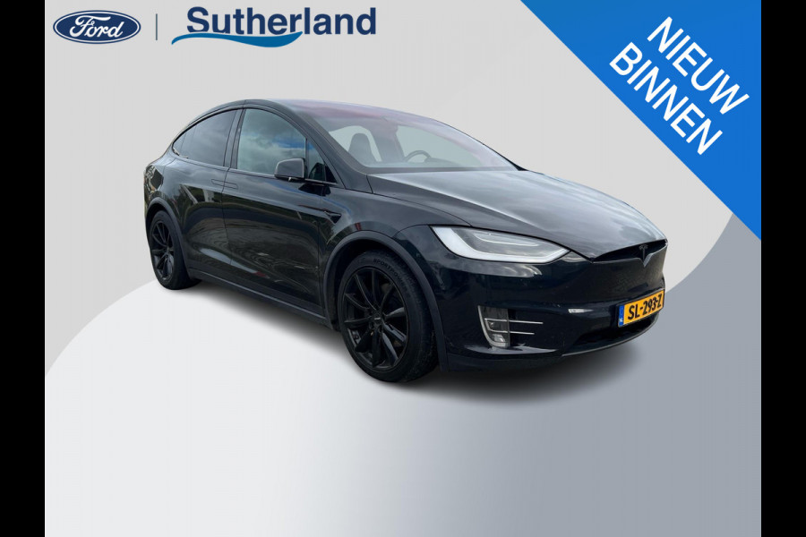 Tesla Model X 75D Base 7p. | Trekhaak | Lederen bekleding |