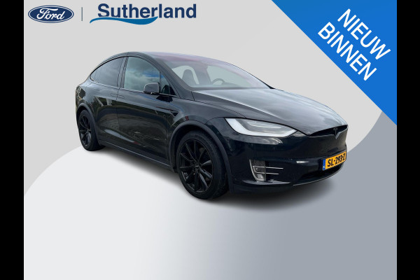 Tesla Model X 75D Base 7p. | Trekhaak | Lederen bekleding |