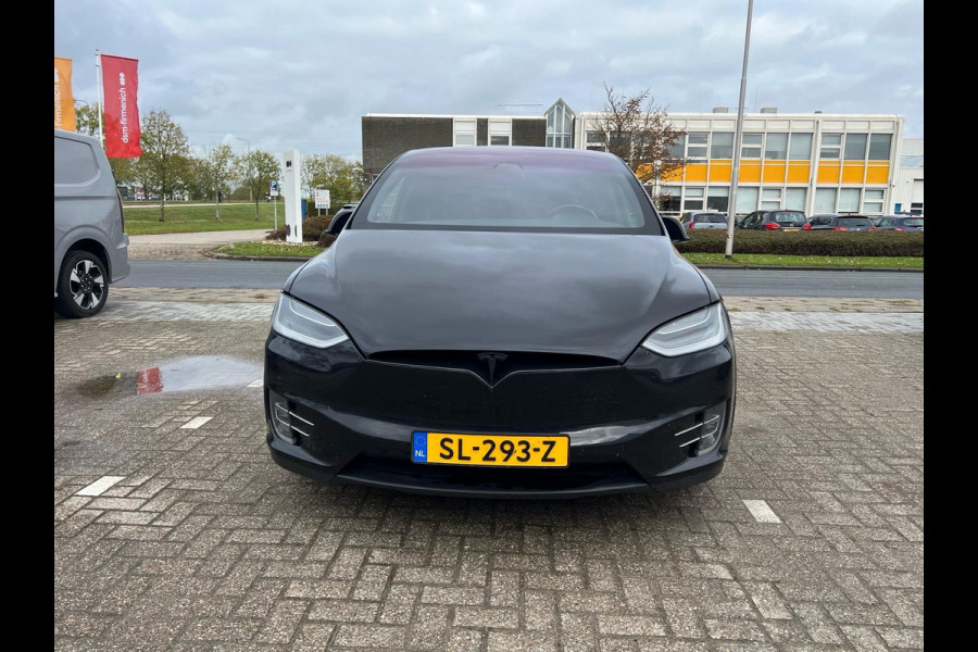 Tesla Model X 75D Base 7p. | Trekhaak | Lederen bekleding |