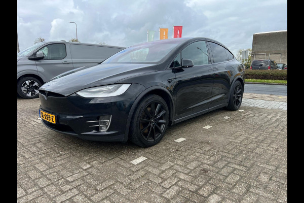Tesla Model X 75D Base 7p. | Trekhaak | Lederen bekleding |