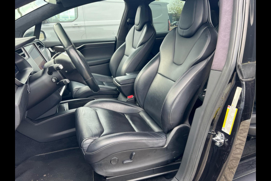 Tesla Model X 75D Base 7p. | Trekhaak | Lederen bekleding |