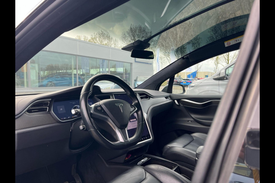 Tesla Model X 75D Base 7p. | Trekhaak | Lederen bekleding |
