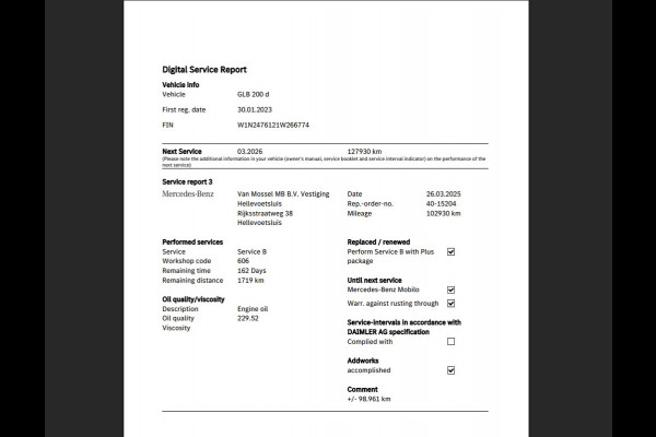 Mercedes-Benz Glb 200 d Premium AMG-Sport-Pack [ VAN ] Aut. *LEATHER-MICROFIBRE | FULL-LED | AMBIENT-LIGHT | WIDE-SCREEN-DIGICOCKPIT | HEATED-SPORTSEATS | KEYLESS | NAVI-FULLMAP | DAB+ | ECC | PDC | CRUISE | 19''ALU*