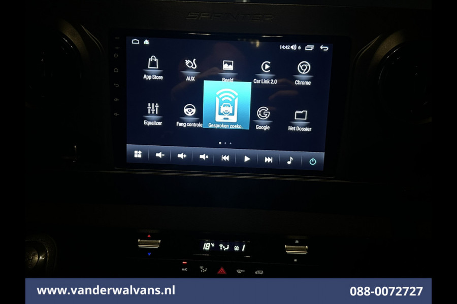 Mercedes-Benz Sprinter 315 CDI 150pk L3H2 Euro6 Airco | Camera | Cruisecontrol | Groot multimediascherm Stoelverwarming, Bijrijdersbank, 270 Graden achterdeuren