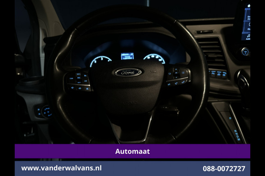 Ford Transit Custom 2.0 TDCI 131pk Automaat L2H1 Euro6 Airco | Apple Carplay | Cruisecontrol | LED Parkeersensoren, Verwarmde voorruit, Bijrijdersbank