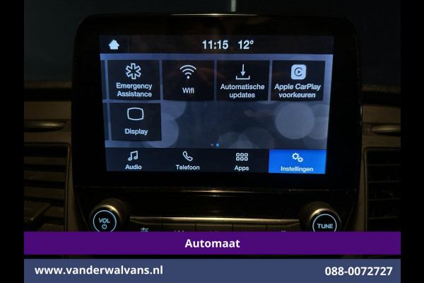 Ford Transit Custom 2.0 TDCI 131pk Automaat L2H1 Euro6 Airco | Apple Carplay | Cruisecontrol | LED Parkeersensoren, Verwarmde voorruit, Bijrijdersbank