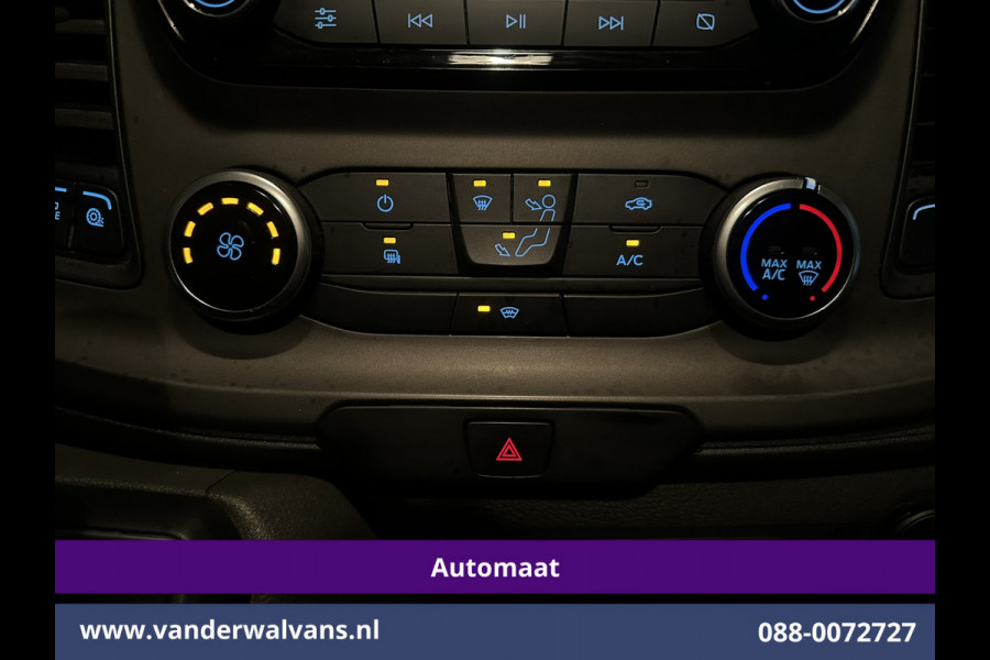 Ford Transit Custom 2.0 TDCI 131pk Automaat L2H1 Euro6 Airco | Apple Carplay | Cruisecontrol | LED Parkeersensoren, Verwarmde voorruit, Bijrijdersbank