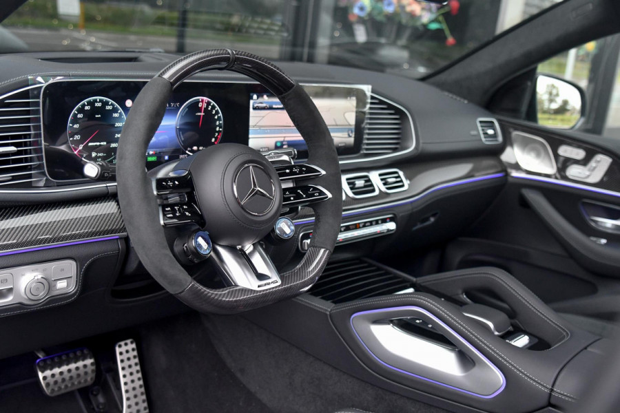 Mercedes-Benz GLE Coupé AMG 53 Hybrid 4MATIC+. Carbon, Alcantara hemel, Koeling, Softcl, HUD, Distro, Pano, Luchtv, Trekh!