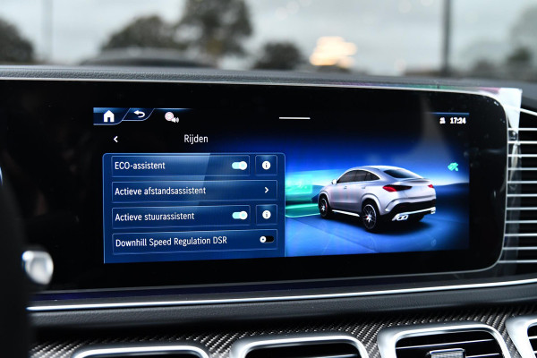 Mercedes-Benz GLE Coupé AMG 53 Hybrid 4MATIC+. Carbon, Alcantara hemel, Koeling, Softcl, HUD, Distro, Pano, Luchtv, Trekh!