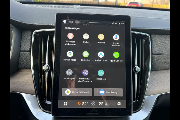 Volvo XC90 2.0 T8 Plug-in hybrid AWD Plus Dark 1000KM| VOL OPTIES!|FABRIEKSGARANTIE T/M 09-2027|  PANO| MEM. STOELEN| STOEL/ STUURVERW.| 360 CAMERA| DODE HOEK | ACHTERBANK VERWARMD|