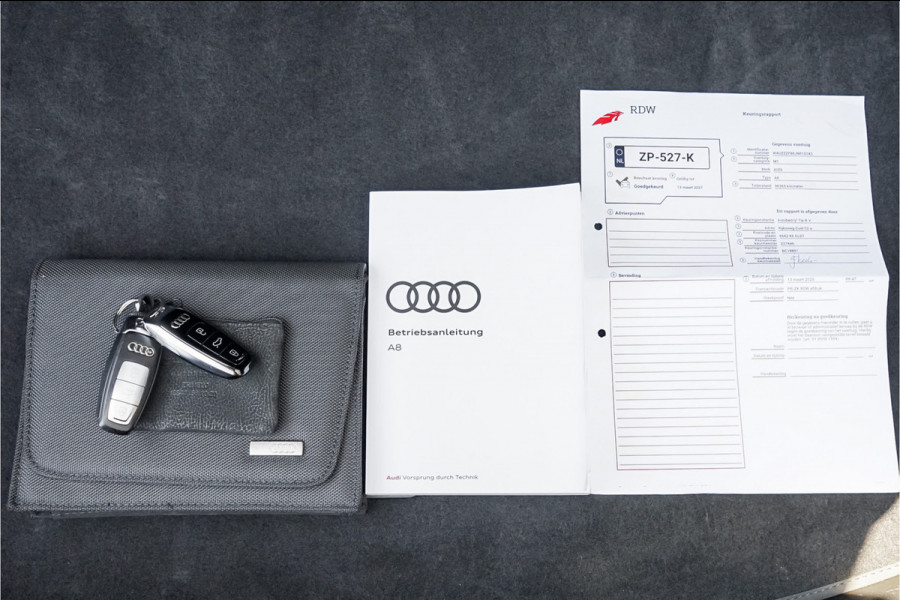 Audi A8 55 TFSI Quattro ProLine Plus B&O Matrix Schuifdak 4Wielsturing 20"