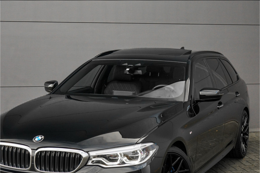 BMW 5 Serie Touring 530i High Ex M-Sport Pano HUD Camera Memory Seats