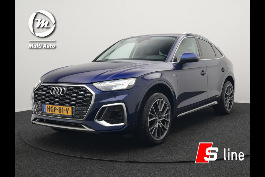 Audi Q5 55 TFSI e Quattro S-Line Plug in Hybrid PHEV | Trekhaak af Fabriek | Alcantara Sportstoelen Verwarmd | Adaptive Cruise | Apple Carplay | Virtual | Navigatie | Camera | DAB |