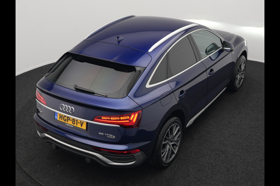 Audi Q5 55 TFSI e Quattro S-Line Plug in Hybrid PHEV | Trekhaak af Fabriek | Alcantara Sportstoelen Verwarmd | Adaptive Cruise | Apple Carplay | Virtual | Navigatie | Camera | DAB |