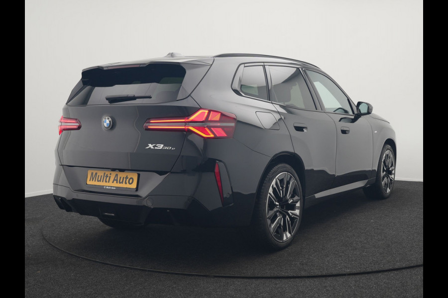 BMW X3 30e xDrive M Sport PRO Plug In Hybrid 299pk PHEV | Trekhaak af Fabriek | Adaptive Cruise | 21" L.M | | Lederen Sportstoelen Memory & Ventilatie | Head Up | 360 Camera | Harman Kardon |