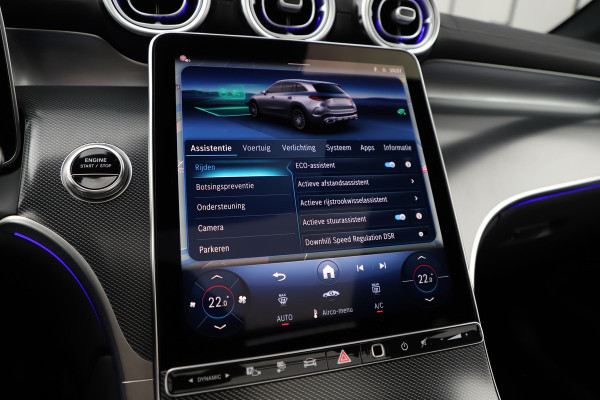 Mercedes-Benz GLC 300e AMG 4-Matic | 313PK | Massage | Head-up | Pano | Burmester | Sfeerverlichting | Stuurwielverw. | Distronic | Trekhaak | 202