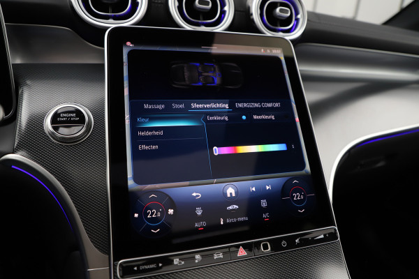 Mercedes-Benz GLC 300e AMG 4-Matic | 313PK | Massage | Head-up | Pano | Burmester | Sfeerverlichting | Stuurwielverw. | Distronic | Trekhaak | 202