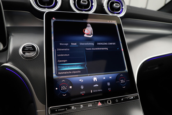 Mercedes-Benz GLC 300e AMG 4-Matic | 313PK | Massage | Head-up | Pano | Burmester | Sfeerverlichting | Stuurwielverw. | Distronic | Trekhaak | 202