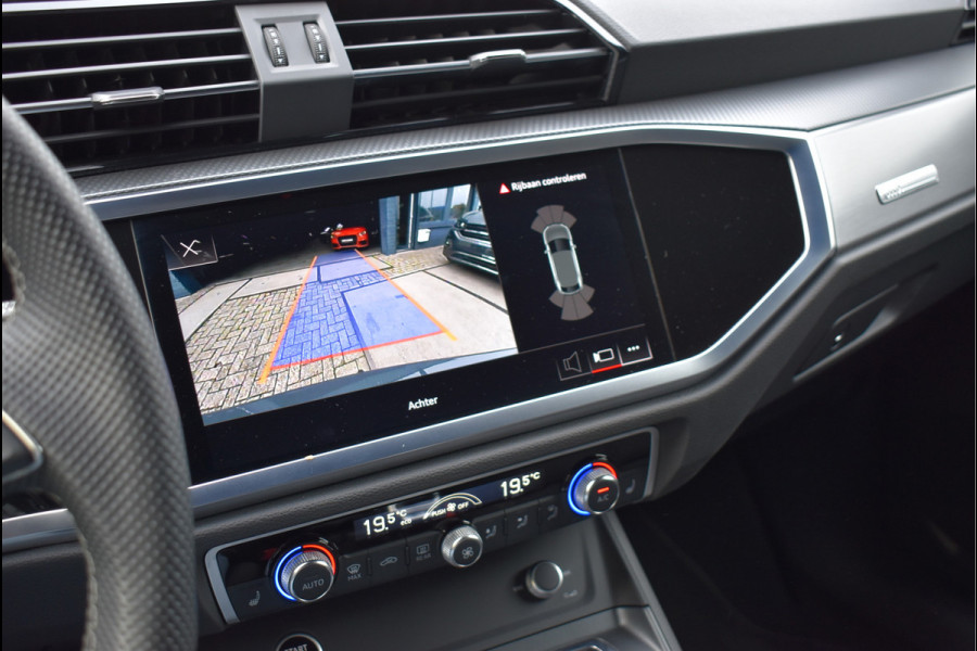 Audi Q3 Sportback 45 TFSI e S-Line 245 Pk Navi Leder Sfeer Keyless Trekhaak Matrix Nano Grijs Metallic