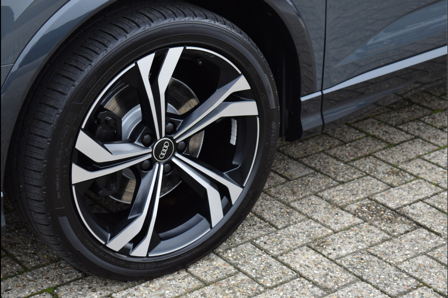 Audi Q3 Sportback 45 TFSI e S-Line 245 Pk Navi Leder Sfeer Keyless Trekhaak Matrix Nano Grijs Metallic