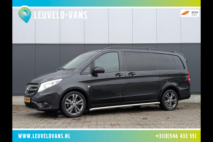 Mercedes-Benz Vito 116CDI LANG DUBBELE CABINE AUTOMAAT LED 2X SCHUIFDEUREN CRUISE CLIMATE CONTROL PDC CAMERA TREKHAAK