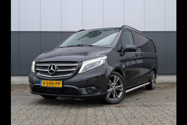 Mercedes-Benz Vito 116CDI LANG DUBBELE CABINE AUTOMAAT LED 2X SCHUIFDEUREN CRUISE CLIMATE CONTROL PDC CAMERA TREKHAAK