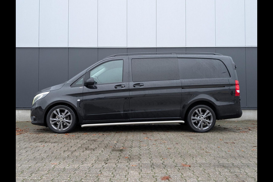 Mercedes-Benz Vito 116CDI LANG DUBBELE CABINE AUTOMAAT LED 2X SCHUIFDEUREN CRUISE CLIMATE CONTROL PDC CAMERA TREKHAAK