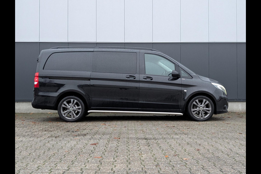 Mercedes-Benz Vito 116CDI LANG DUBBELE CABINE AUTOMAAT LED 2X SCHUIFDEUREN CRUISE CLIMATE CONTROL PDC CAMERA TREKHAAK