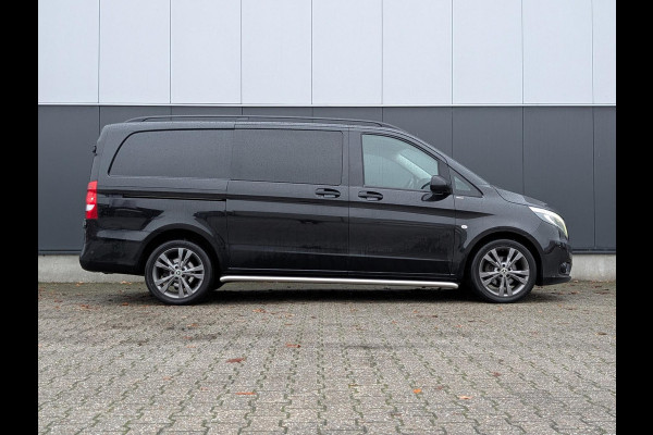 Mercedes-Benz Vito 116CDI LANG DUBBELE CABINE AUTOMAAT LED 2X SCHUIFDEUREN CRUISE CLIMATE CONTROL PDC CAMERA TREKHAAK