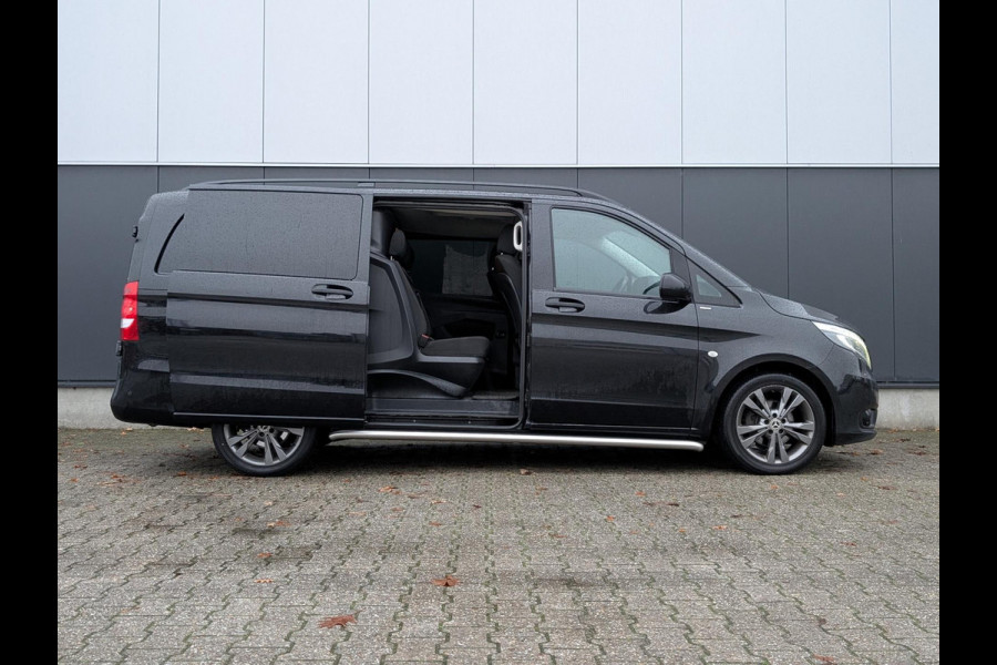 Mercedes-Benz Vito 116CDI LANG DUBBELE CABINE AUTOMAAT LED 2X SCHUIFDEUREN CRUISE CLIMATE CONTROL PDC CAMERA TREKHAAK