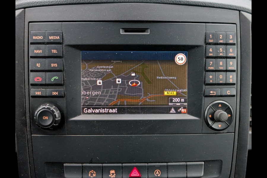 Mercedes-Benz Vito 116CDI LANG DUBBELE CABINE AUTOMAAT LED 2X SCHUIFDEUREN CRUISE CLIMATE CONTROL PDC CAMERA TREKHAAK